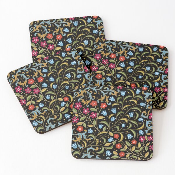 Item preview, flower pattern 1 black designed and sold by Abellion.