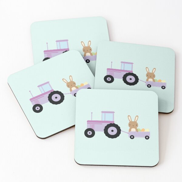 Item preview, Cute Kawaii Bunny on Tractor  designed and sold by PreciousTees.