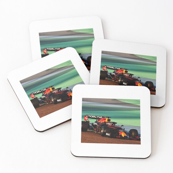 Item preview, Max Verstappen racing his 2021 F1 car Throw Blanket designed and sold by ssousogai.