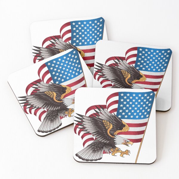 Item preview, bald eagle usa american flag eagle designed and sold by pajosudig.