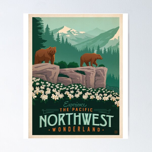 Item preview, The Pacific Northwest  United States  designed and sold by BabyBookDragon.