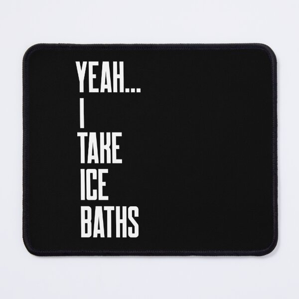Item preview, Yeah I Take Ice Baths - White Text - Wild Swimming Tees designed and sold by WildSwimming.