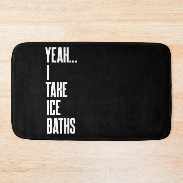 Item preview, Yeah I Take Ice Baths - White Text - Wild Swimming Tees designed and sold by WildSwimming.