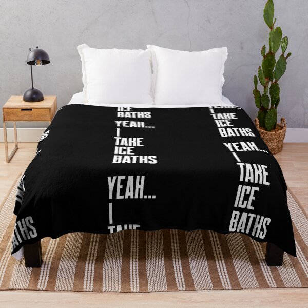 Item preview, Yeah I Take Ice Baths - White Text - Wild Swimming Tees designed and sold by WildSwimming.