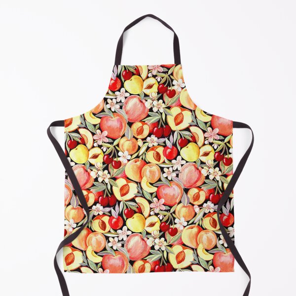 Item preview, Vivid Stone Fruit on Black designed and sold by micklyn.