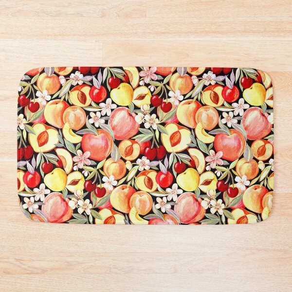 Item preview, Vivid Stone Fruit on Black designed and sold by micklyn.