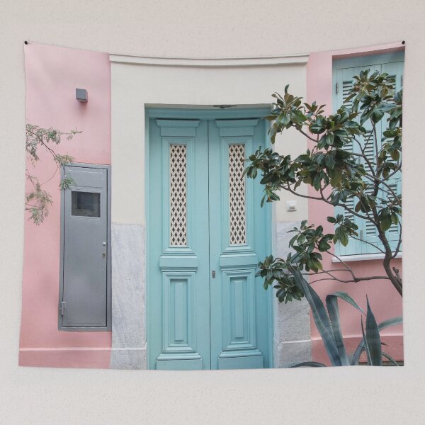 Item preview, Pink House in Athens #1 #wall #art designed and sold by Anita's & Bella's Art.