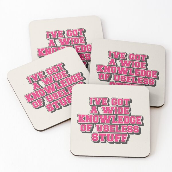 Item preview, Hot Pink I've Got A Wide Knowledge Of Useless Stuff, Fun Slogan For A Person Who Knows A Lot About Useless Stuff designed and sold by TrulyEpoque.