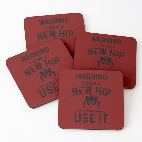 Item preview, Warning I Have A New Hip Hip Hooray - Funny Medical Pun Student Quotes Gifts designed and sold by ferdaousseshop.