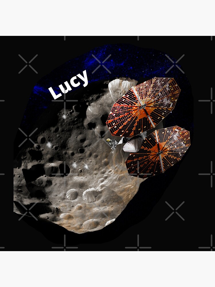 Discover Lucy Mission Spacecraft Premium Matte Vertical Poster