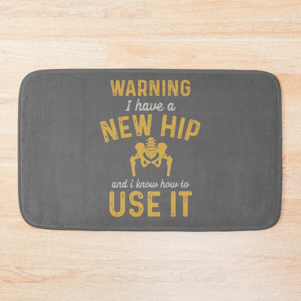 Item preview, Warning I Have A New Hip Hip Hooray - Funny Medical Pun Student Quotes Gifts designed and sold by ferdaousseshop.