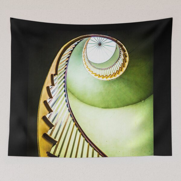 Item preview, Spiral Staircase Green Wall designed and sold by Paul Thompson Photography.