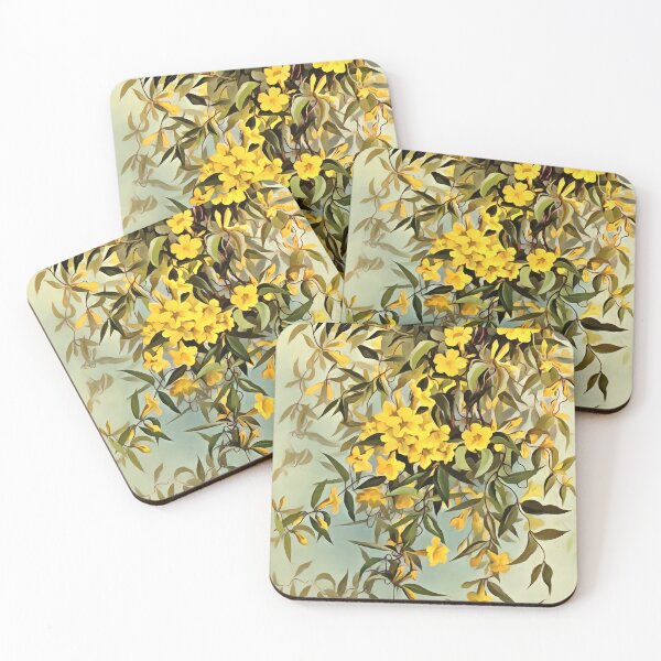 Item preview, Southern Wildflower Carolina Jasmine Art designed and sold by taiche.