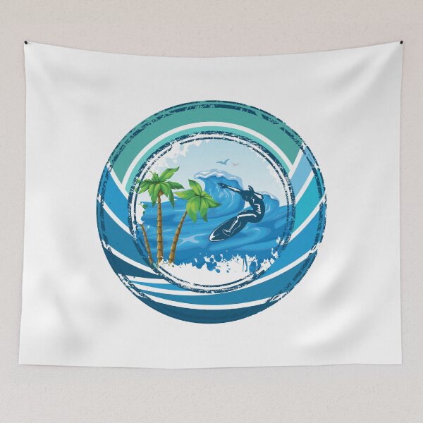 Item preview, Surfer Beach Waves  designed and sold by onjcdesign.
