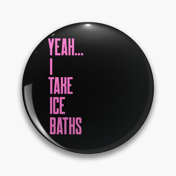 Item preview, Yeah I Take Ice Baths - Pink Text - Wild Swimming Tees designed and sold by WildSwimming.