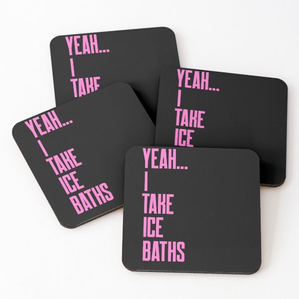 Item preview, Yeah I Take Ice Baths - Pink Text - Wild Swimming Tees designed and sold by WildSwimming.