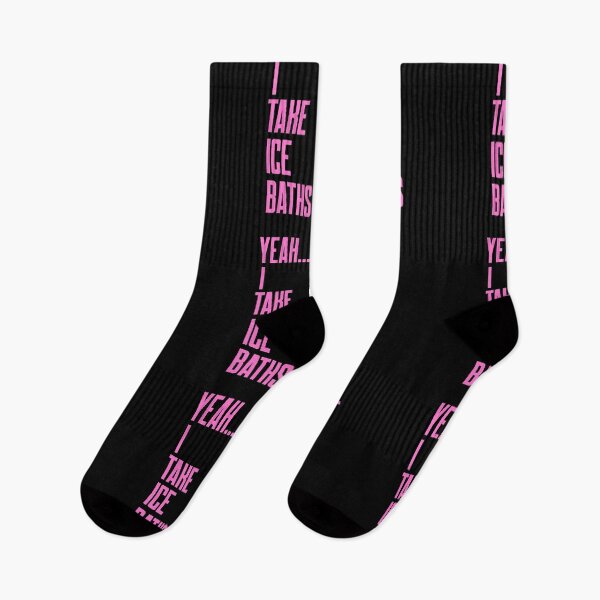 Item preview, Yeah I Take Ice Baths - Pink Text - Wild Swimming Tees designed and sold by WildSwimming.