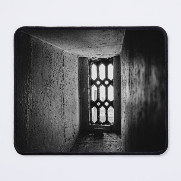 Item preview, Black and white photo of an old window in London with a Thames river view  designed and sold by Diana van Neck.