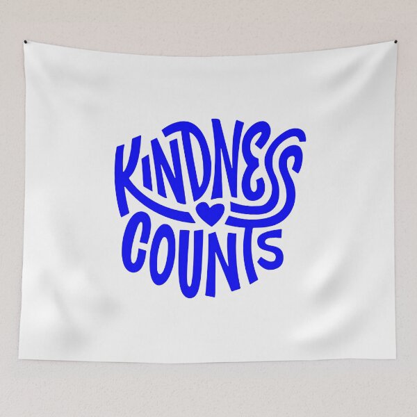 Item preview, kindness counts, motivational statement quote designed and sold by TrueType.