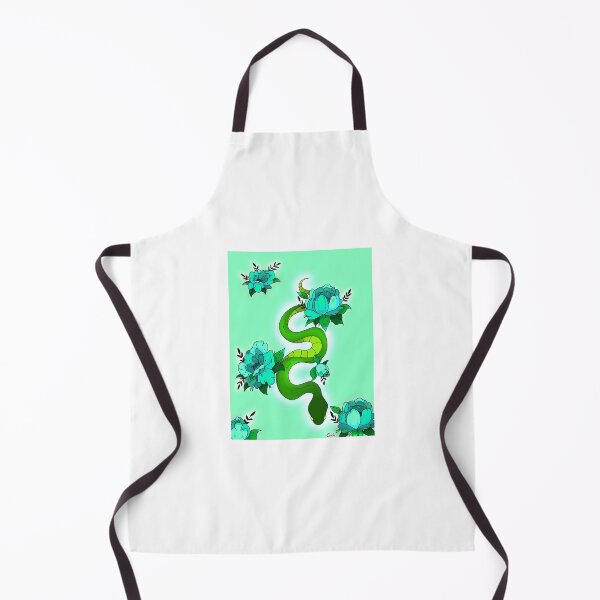 Item preview, Green snake and roses designed and sold by XoXy24.