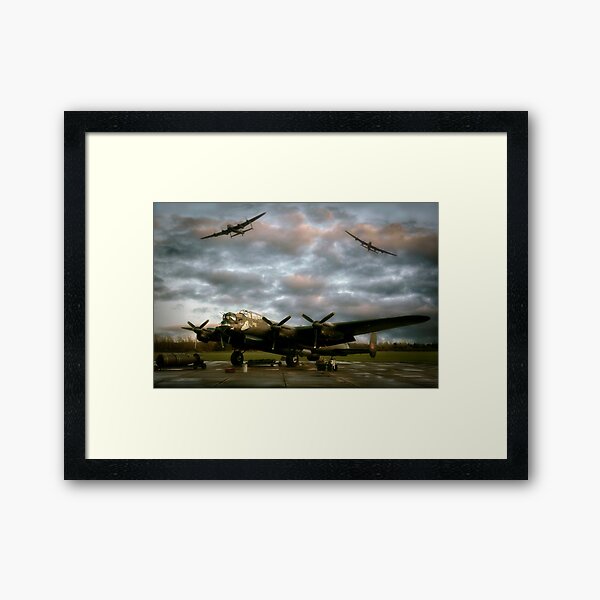 The Avro Lancaster Trio Framed Art Print