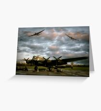 The Avro Lancaster Trio Greeting Card