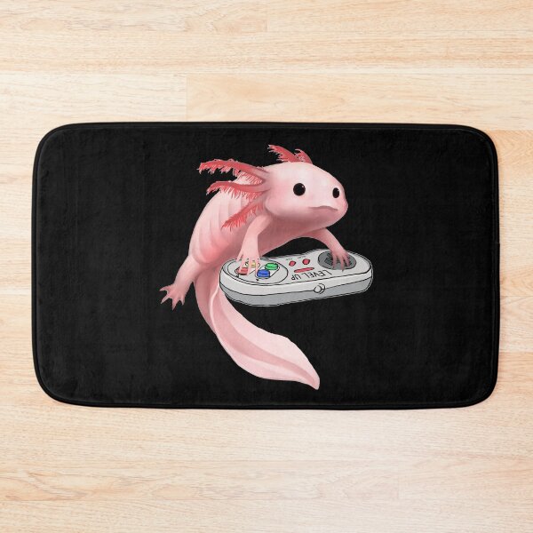 Item preview, Axolotl Fish Playing Video Game White-Axolotl Lizard Gamers designed and sold by Md safi uddin Nazim.