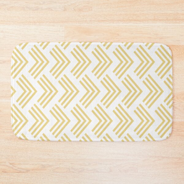 Item preview, Yellow and White Chevron Arrow Pattern Pairs DE 2022 Popular Color Gatsby Glitter DET496 designed and sold by ColorOfTheYears.