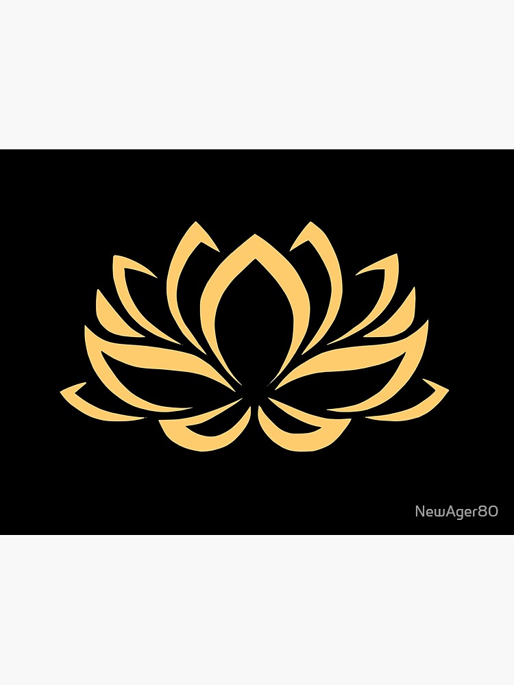 "Golden Lotus of Enlightenment " Poster for Sale by NewAger80 Redbubble