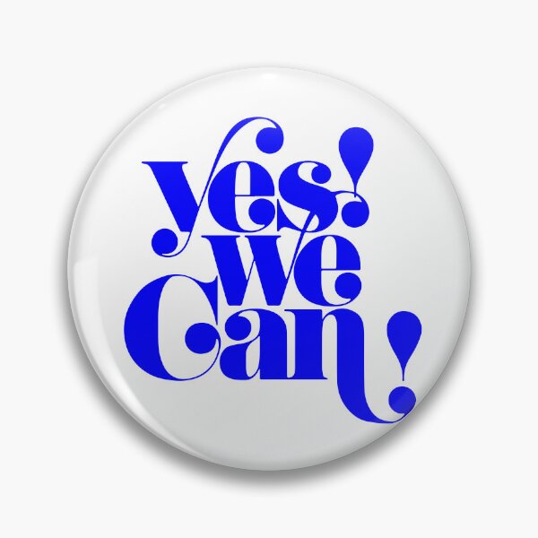 Item preview, yes we can, motivational statement quote designed and sold by TrueType.