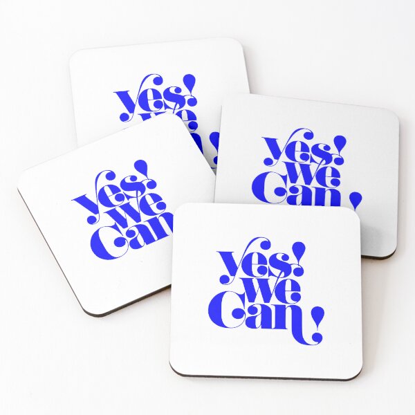 Item preview, yes we can, motivational statement quote designed and sold by TrueType.