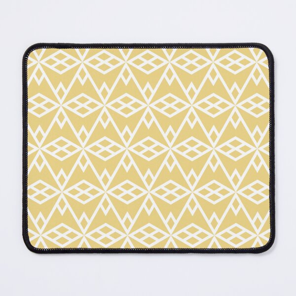 Item preview, Yellow and White Diamond Line Shape Pattern Pairs DE 2022 Popular Color Gatsby Glitter DET496 designed and sold by ColorOfTheYears.
