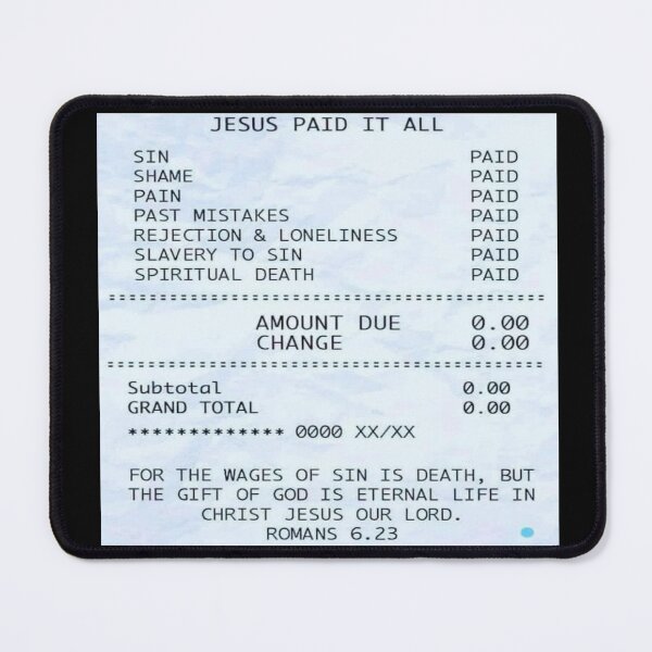 Item preview, Jesus paid it all! designed and sold by OnePiyuAshu.