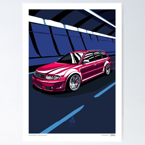 Item preview, Audi RS4 B5 Red designed and sold by Svet Stoya.