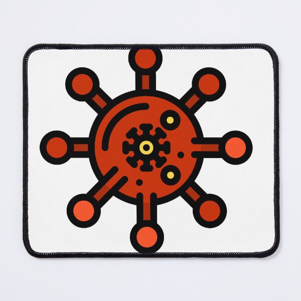 Item preview, Corona virus defeated    red black mine  designed and sold by Rishabhthinks.