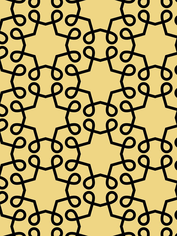 Aperçu 4 sur 4. Coque iPhone avec l'œuvre Black and Yellow Geometric Swirl Shape Pattern Pairs DE 2022 Popular Color Gatsby Glitter DET496 créée et vendue par ColorOfTheYears.