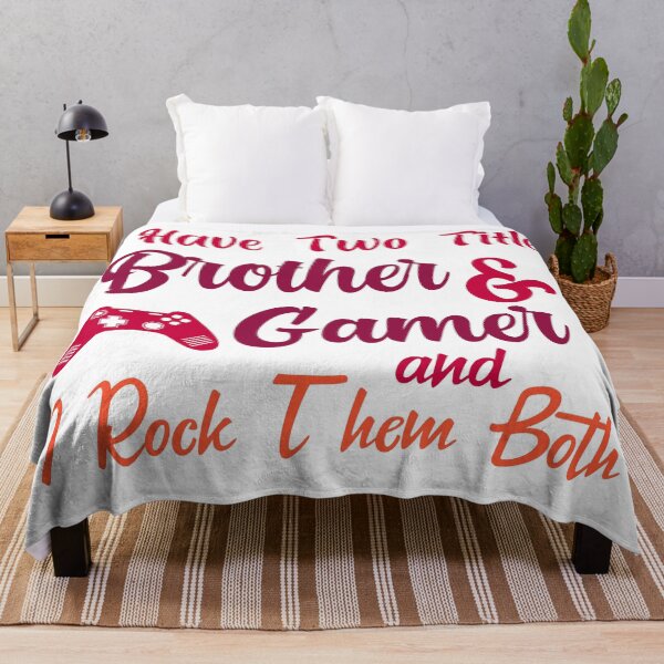 Item preview, I Have Two Titles Brother And Gamer and I Rock Them Both Gamers designed and sold by Shorim.