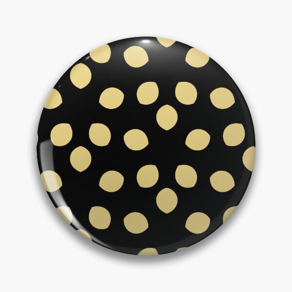 Item preview, Black and Yellow Minimal Shape Ornamental Pattern Pairs DE 2022 Popular Color Gatsby Glitter DET496 designed and sold by ColorOfTheYears.