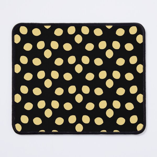 Artikelvorschau, Black and Yellow Minimal Shape Ornamental Pattern Pairs DE 2022 Popular Color Gatsby Glitter DET496 entworfen und verkauft von ColorOfTheYears.