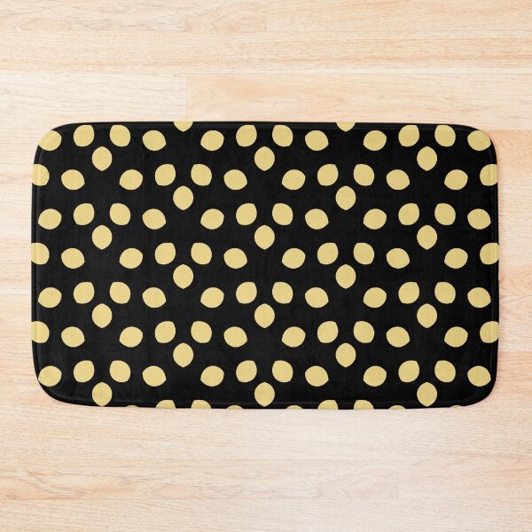 Item preview, Black and Yellow Minimal Shape Ornamental Pattern Pairs DE 2022 Popular Color Gatsby Glitter DET496 designed and sold by ColorOfTheYears.