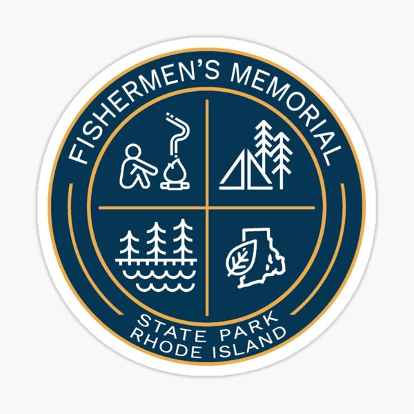 Item preview, Fishermen's Memorial State Park Heraldic Logo designed and sold by VanyaKar.