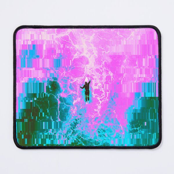 Item preview, Surfer in the Ocean Glitch Art designed and sold by glitchhub.