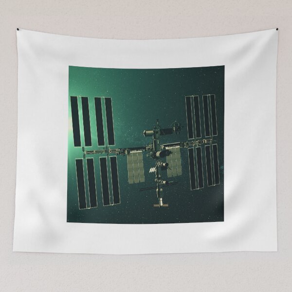 Item preview, International Space Station Charging Solar Battery. Space And Station Aesthetic Novelty Design designed and sold by Silver Medal.