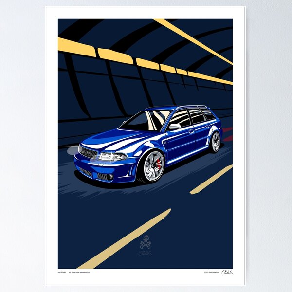 Volkswagen Golf Mk3 Poster Realistic Car Drawing Print Gift Wall Decor -   Canada