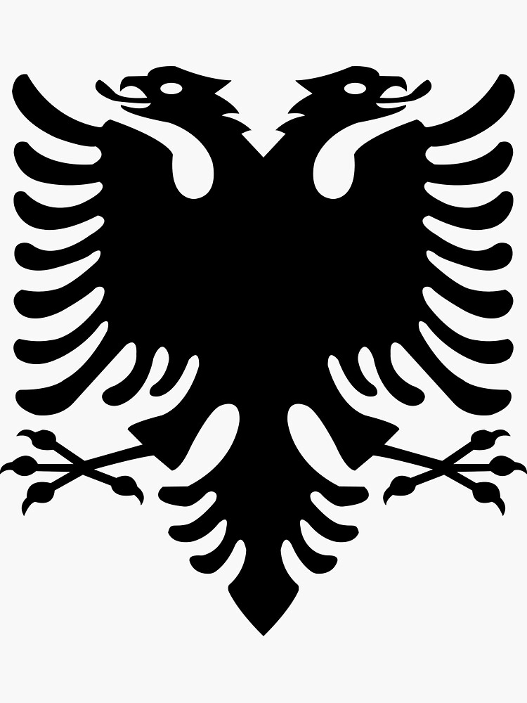 Albanian Flag Sticker for Sale by Medauros