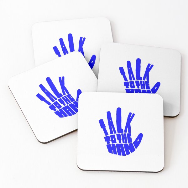 Item preview, Talk to the hand, motivational statement quote designed and sold by TrueType.