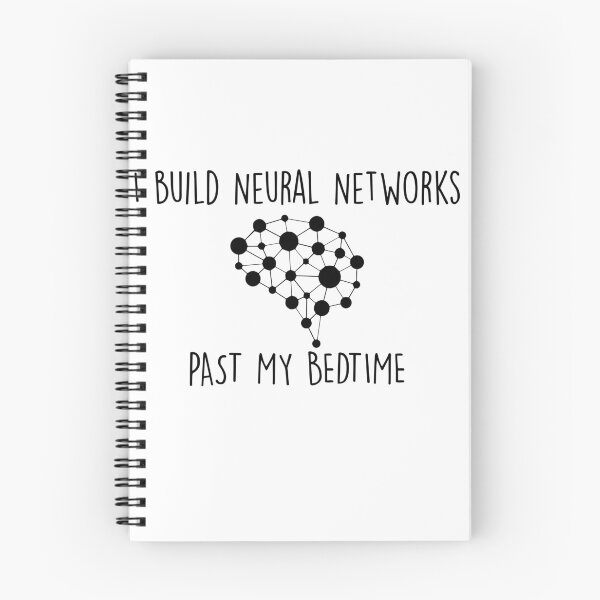 Item preview, Construyo redes neuronales DESPUÉS DE MI HORA DE DORMIR designed and sold by Noussairox.