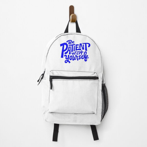 Item preview, be patient with yourself, motivational statement quote designed and sold by TrueType.