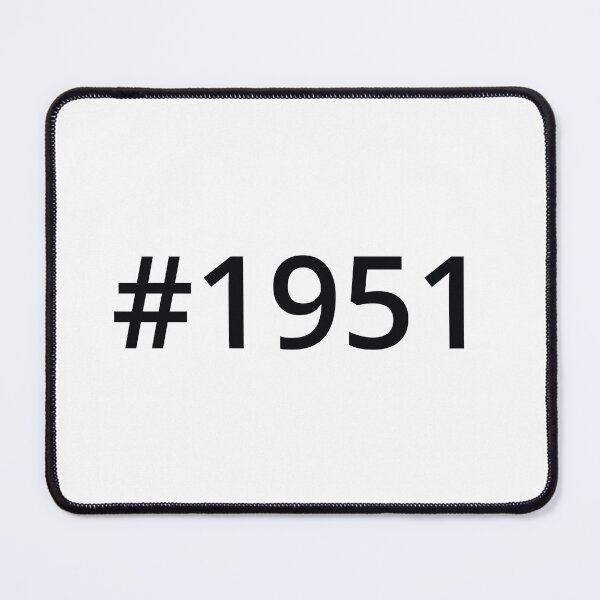 Item preview, Hashtag 1951 designed and sold by MSA-42.
