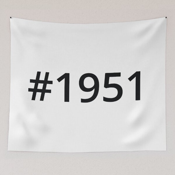 Item preview, Hashtag 1951 designed and sold by MSA-42.